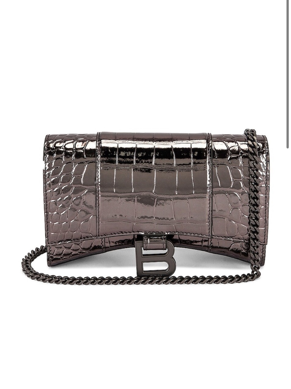 Balenciaga Hourglass Wallet On Chain Bag